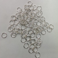 Колечки серебристые 0.4 мм